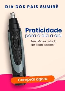 Aparador De Pelos Sem Fio Para Barba Lâmina Metálica Portátil Enox