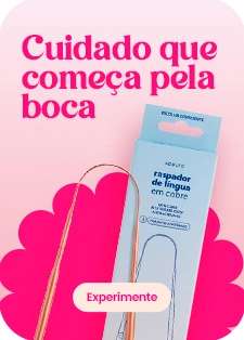 Raspador De Língua Alva Cobre