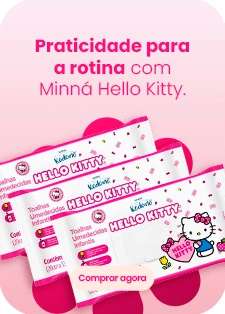 Kit Toalha Umedecida Minná Hello Kitty C/48