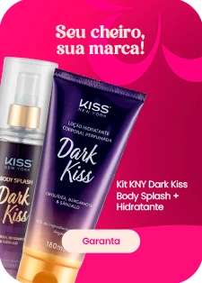 Kit KNY Dark Kiss – Body Splash + Hidratante Corporal - 180 ml
