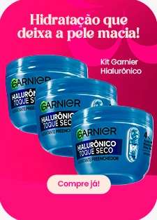 Kit Hidratante Garnier Hialurônico Toque Seco 85g 3 Unidades