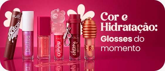 Cor e Hidratação: Glosses do momento!