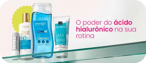 Ácido Hialurônico para a sua rotina de skincare!
